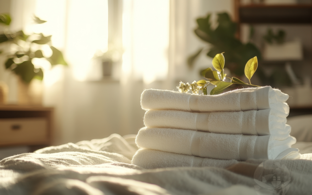 Hotel room with greenery and sustainable design elements reflecting eco-friendly hospitality practices