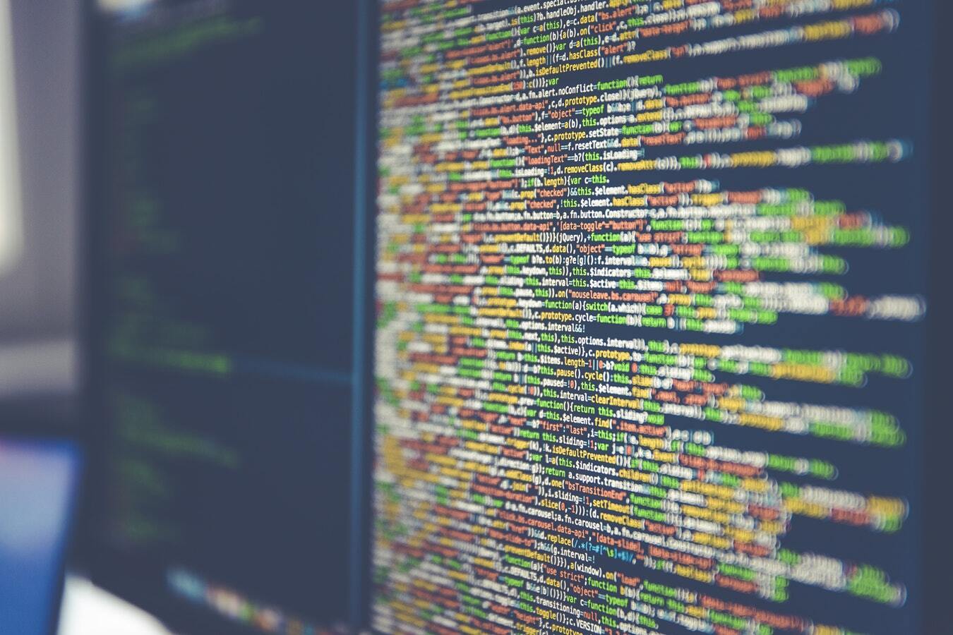 Code on a computer screen