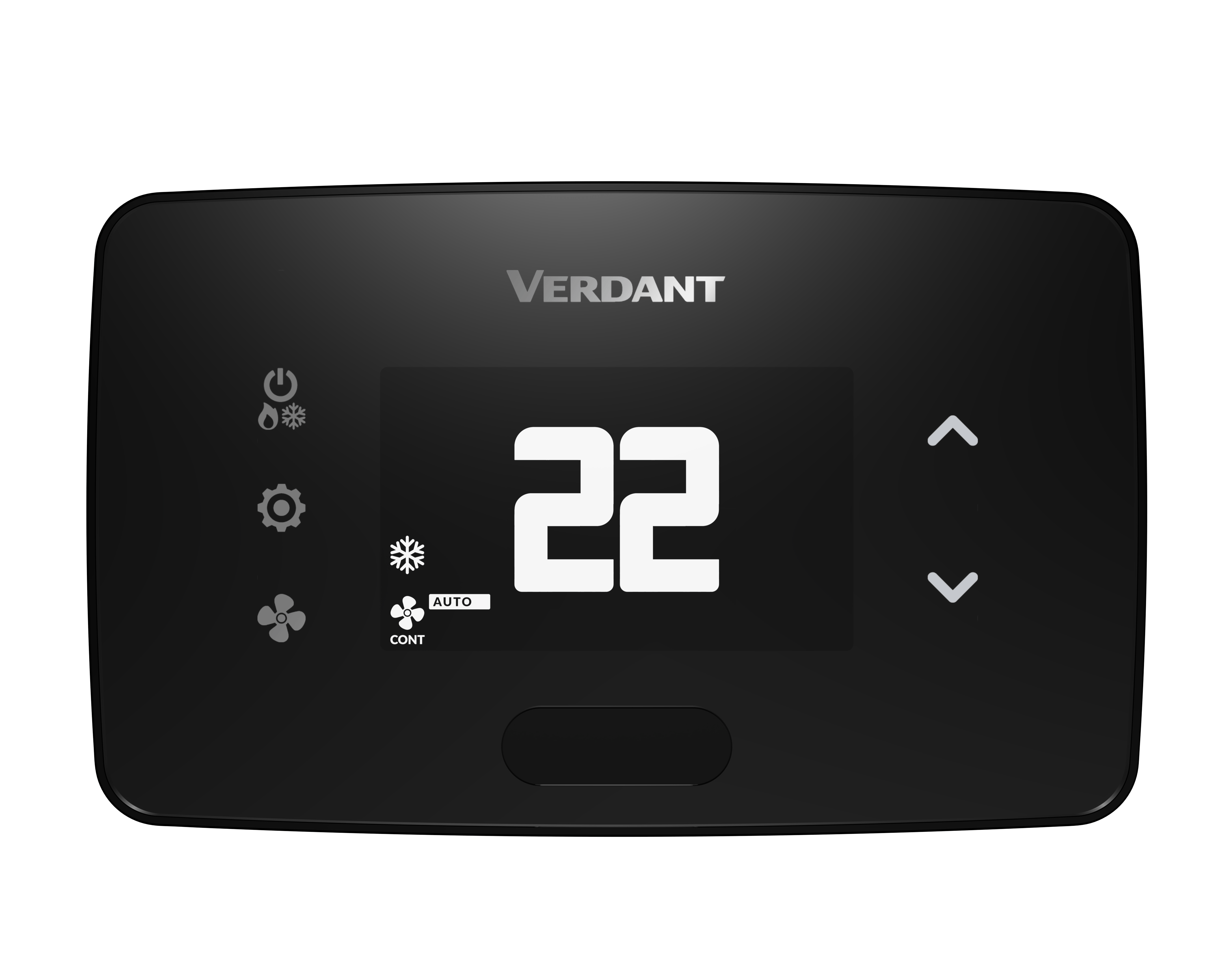 Verdant VX4 energy management thermostat in black