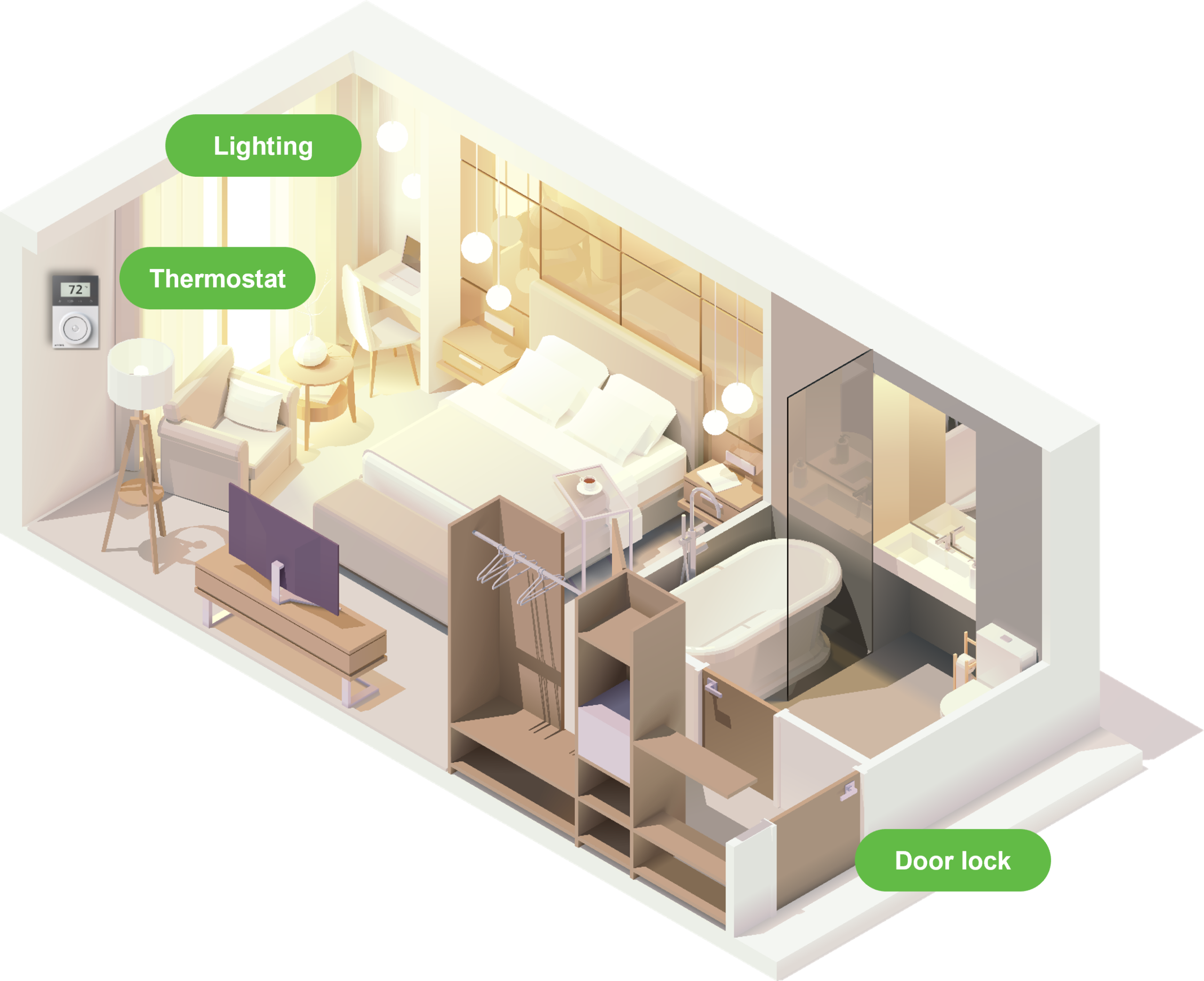 A senior couple using a laptop while sitting on a sofa during a demand response event