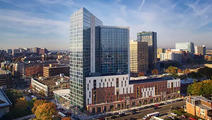 The Summit at University-City, an off-campus student housing, that installed Verdant thermostats