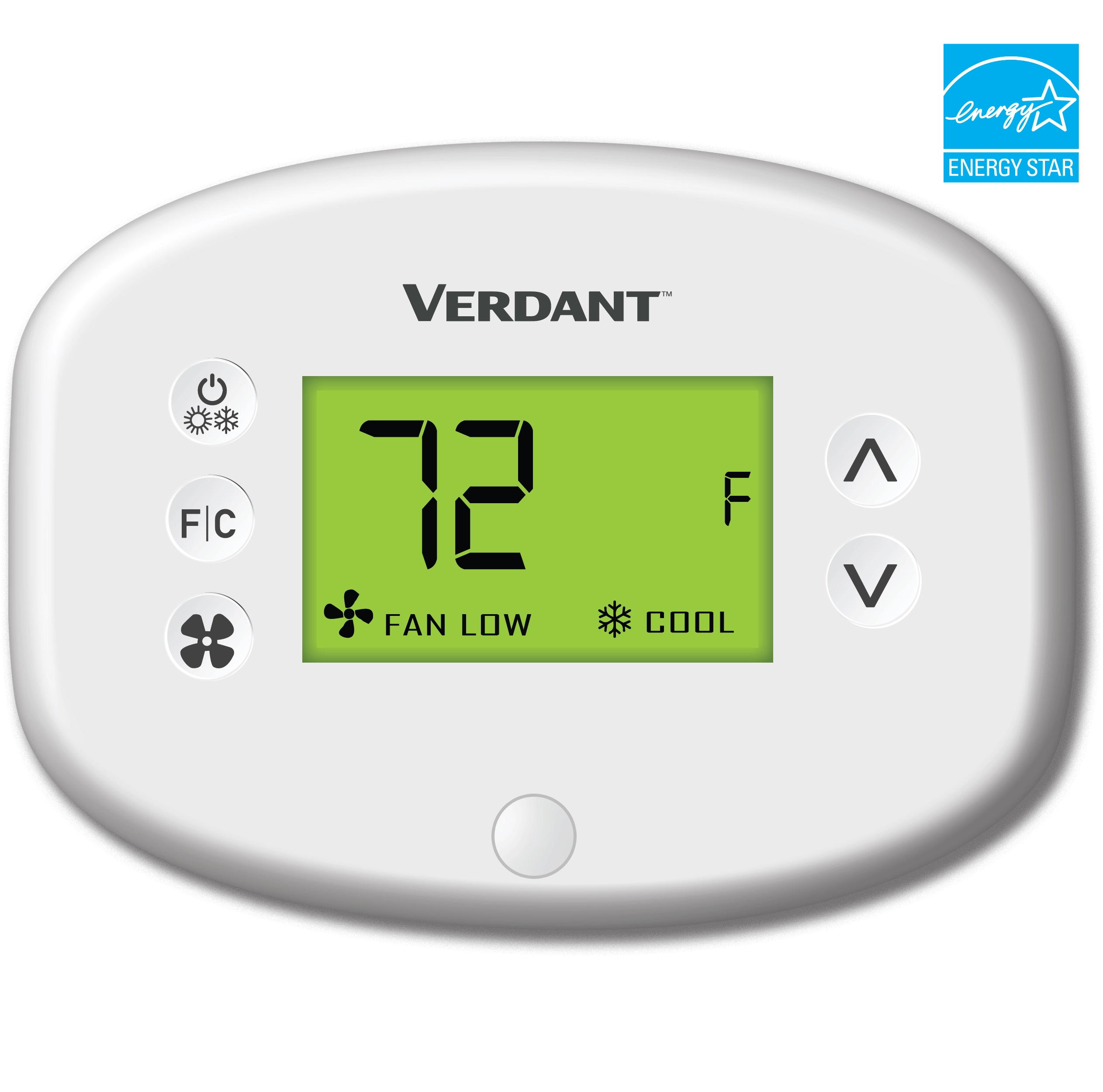 Verdant VX4 energy management thermostat in black