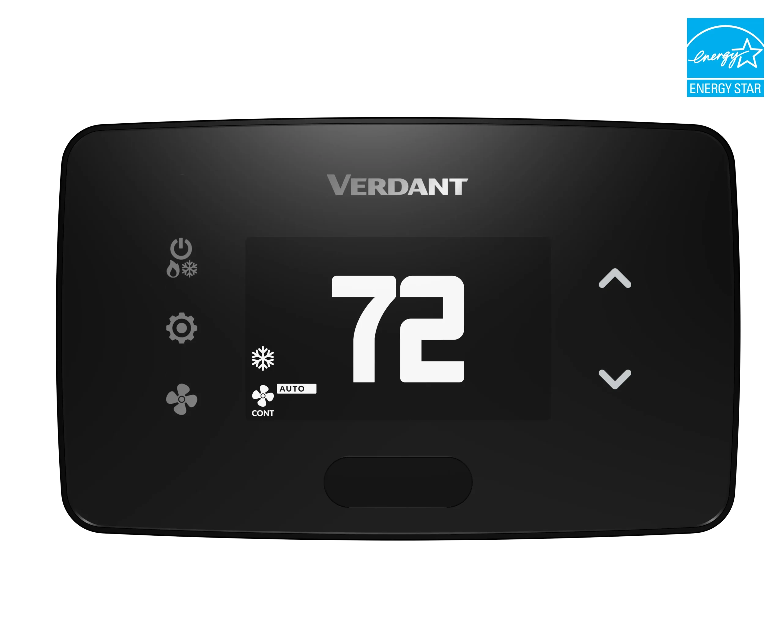 Verdant VX4 energy management thermostat in black