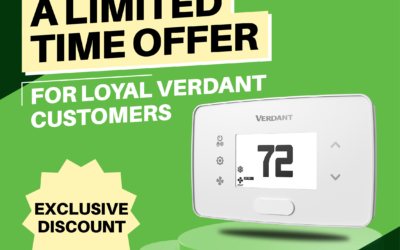 A Limited-Time Upgrade Offer: Get More Savings With Verdant’s New VX4 Thermostat